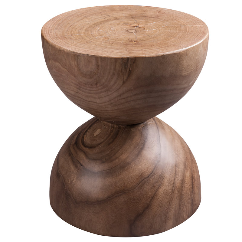 Loon Peak® Mertens Solid Wood Block End Table Wayfair.ca